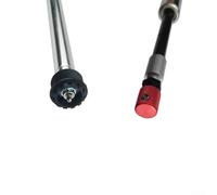 Bulevisiter Ricambio forcella anteriore per cartuccia a molla con smorzamento dell'olio, tubo sterzo da 29,5 mm, lega di alluminio, comando a cavo o manuale (telecomando+rimbalzo)