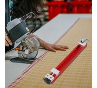 Bulevisiter Righello regolabile per macchina da taglio per lega di alluminio di lunga durata con meccanismo di blocco di controllo, compatibile con modelli da 4 a 6 pollici (240 mm)