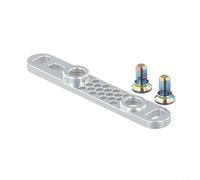 Bulevisiter Road For Bike - Adattatore piatto per freno a disco anteriore, per conversione da 140 mm a 160 mm, staffa di montaggio in lega di alluminio 7075, compatibile con e per Campagnolo, (nero)