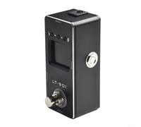 Bulevisiter Rowin LT-901 True Bypass Chromatic Tuner Pedale per Chitarra - Precisione ± Cent, Alloggiamento in Metallo Compatto (95 x 45 x 48 mm), Display LCD Trasparente, Real Signal Bypass