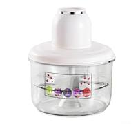 Bulevisiter Sbucciatrice elettrica per uva con lama in acciaio inossidabile 304, sbucciatrice automatica per frutta e aglio, ricaricabile one-touch 1300 mAh (bianco)