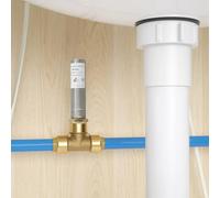 Bulevisiter Scaricatore del martello dell'acqua 1/2 pollice per acciaio inossidabile NPT per tubo della lavanderia della lavatrice, dispositivo idraulico di riduzione del rumore