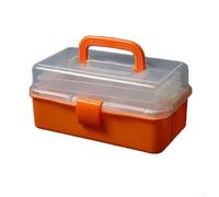 Bulevisiter Scatola portaoggetti cantilever a 3 strati con scomparti regolabili per riporre gioielli e strumenti di ferramenta (d)