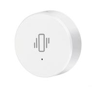 Bulevisiter Sensore di vibrazione per la casa, rilevamento di urti wireless, regolazione reale e sensibilità, alloggiamento ABS, 8 x 5 x 5 cm,