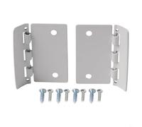 Bulevisiter Serratura per porta a scatto da 2-3/4", compatibile con Prime-Line U 9888, reversibile, in acciaio bianco, sicura per i bambini, per porta interna (SKU)