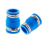 Bulevisiter Set di 2 adattatori per tubo di aspirazione per piscina, connessione senza perdite per cestelli skimmer, fontana di ritorno, pompa filtrante, attrezzature, connettore dell'acqua