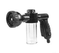 Bulevisiter Spruzzatore elettrico in schiuma per lavaggio auto, 8 bar, ad alta pressione, regolabile, con controllo del flusso a 3 fasi, serbatoio da 100 ml, compatibile con la maggior parte dei