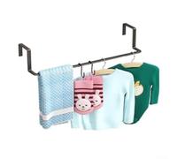 Bulevisiter Stendibiancheria portatile con ganci, gancio per radiatore in ferro resistente, per uso interno ed esterno, asciugatrice per asciugamani, scarpe, vestiti