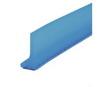 Bulevisiter Striscia barriera d'acqua in silicone per doccia, altezza 30 mm, guarnizione di ritenzione flessibile per docce senza curvatura, separazione di aree bagnate e asciutte, blu 50 cm