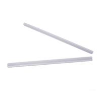 Bulevisiter Striscia di tenuta dell'acqua per porte in vetro, striscia di tenuta in gomma trasparente da 50 cm, compatibile con doccia da 6/8/10/12 mm (10 mm)