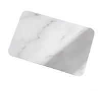 Bulevisiter Tappetino in diatomite da 40 x 30 cm, per bagno e cucina, tappetino assorbente per asciugare i piatti, antiscivolo, ad asciugatura rapida, alternativa, colore: bianco