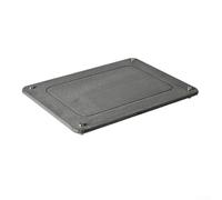 Bulevisiter Tappetino in pietra di diatomite per bancone della cucina, tappetino assorbente per scolapiatti | 30 x 40 cm, ad asciugatura rapida e assorbente (grigio scuro)