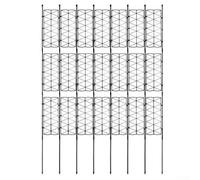 Bulevisiter Telaio per traliccio per piante rampicanti, per una lunga durata in metallo e polipropilene, design versatile fai da te per verdure, pomodori, cetrioli Supporto (G)