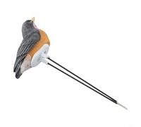 Bulevisiter Tester per l'acqua delle piante con rilevamento automatico dell'umidità del suolo e allarme notturno, igrometro a forma di uccello, per vasi da fiori, materiale resina, ideale per la cura