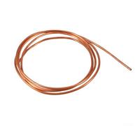 Bulevisiter Tubo refrigerante in rame, spessore parete 0,5 mm, diametro esterno 4 mm, lunghezza 2 m, per frigoriferi, congelatori e condizionatori d'aria, bobina in rame a parete sottile