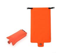 Bulevisiter Ultralight - Sacco gonfiabile portatile da campeggio per materassino, in nylon, impermeabile, pieghevole, con grande capacità, compatibile con tappetini gonfiabili (arancione)