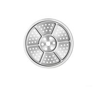 Bulevisiter Vassoio rotondo per cottura a vapore in acciaio inox 304, per pentola a pressione, pentola, 15,5-39 cm (19,7 cm)