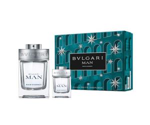 Bulgari Man Rain Essence 100 ml EDP + 15 ml EDP Uomo Eau de Parfum- Cofanetto
