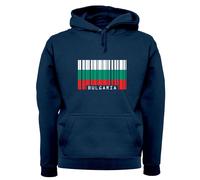 Bulgaria Codice a Barre Stile Bandiera - Adulti Felpa/Maglione - Sofia Viaggio