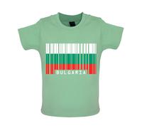 Bulgaria Codice a Barre Stile Bandiera - Bambino T-Shirt / Body - Sofia Viaggio