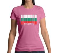 Bulgaria Codice a Barre Stile Bandiera - T-Shirt - Sofia Viaggio Del