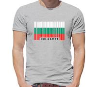 Bulgaria Codice a Barre Stile Bandiera - T-Shirt - Sofia Viaggio Di