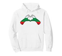 Bulgaria Flag Bulgarian Heart Felpa con Cappuccio