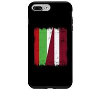 Bulgaria Lettonia Mezza bandiera Bulgaro Lettone Patrimonio Custodia per iPhone 7 Plus/8 Plus