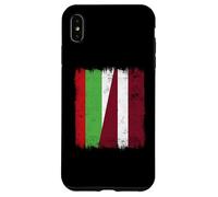 Bulgaria Lettonia Mezza bandiera Bulgaro Lettone Patrimonio Custodia per iPhone XS Max