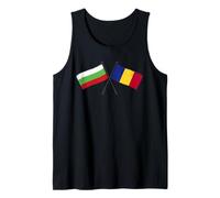 Bulgaria Romania Bandiere Incrociate Amicizia rumena bulgara Canotta