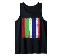 Bulgaria Thailandia Mezza Bandiera Bulgaro Thai Roots Canotta