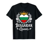 Bulgarian Queen Bulgaria Flag Proud Bulgarian Woman Maglietta
