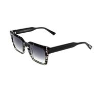 Bulget BG9231M 51C01 Men's Sunglasses - Classic Acetate Square Frame with Gradient Green Lenses