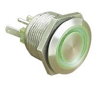 Pulsante antivandalo 24 v/dc 0.05 a 1x off / on bulgin mpi002/28/gn ip66