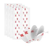 Bulina Pads Adesivi Biadesivi ad alta Resistenza Diametro 25MM 40 Pezzi Bianco Rotondo 4930 Spessore 0,6 MM Nastro in Schiuma di Montaggio Adesivo Forte per Decorazioni Auto Casa Ufficio Loghi