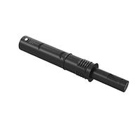 BULINO Chiusura Magnetica, Sistema Push to Open con Buffer, Chiusura silenziosa e silenziosa, for cassetti, Ante dell'Armadio, 2 Pezzi, Nero, Corto (Color : Schwarz, Size : Short)