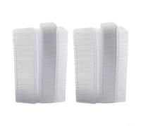 Bulk 100 conchiglie di cera in plastica perfette per realizzare candele (100 pezzi quadrati)