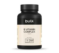 Bulk B Vitamin Complex Tablets, Pack of 180, Packaging May Vary, 180 Porzioni