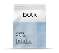 Bulk Clear Protein | Miscela di Siero di Latte & Collagene | 400 g | 20 porzioni | 18 g di proteine | 5 g di BCAA | Assorbimento rapido | Favorisce la crescita muscolare | Tè freddo alla pesca