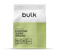 Bulk Everyday Super Greens Polvere | Tè alla Pesca | 30 Porzioni | Con 50 Vitamine, Minerali & Superfood | Ricco di Vitamina C, D & B12 | Supporta Immunità & Benessere