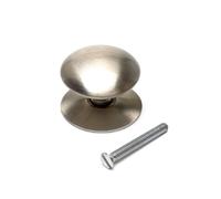 Bulk Hardware BH00786 Pomello per Sportelli di Armadietti e Credenze in Stile Vittoriano, Finitura Cromo Satinato, 50 mm, Set di 2 Pezzi
