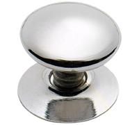 Bulk Hardware BH01019 Pomelli Cromati per Sportelli di Armadietti e Credenze, Stile Vittoriano, 25 mm, Set di 20 Pezzi