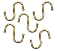 Bulk Hardware BH01130 Ganci a S per Uso in Cucina, Set di 5 Pezzi
