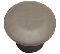 Bulk Hardware BH01571 Coppette Poggiaruote Kingston King Size, Compatibili con Ruote Piroettanti, 40 mm, Beige, Set di 2