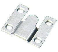 Bulk Hardware BH01673 Elementi di Montaggio a Filo Standard, Ferramenta di Unione di Sezioni di Divani, 35 x 35 mm, Bianco, Set di 10