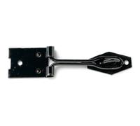 Bulk Hardware BH01740 Chiusura di Sicurezza a Occhiello e Gancio, 100 mm, Nero