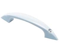 Bulk Hardware BH01766 Maniglia a D in Plastica per Ante di Armadi e Credenze, Montaggio Frontale, 100 mm, Bianco, Set di 4