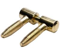 Bulk Hardware BH01779 Cerniera Anuba con Cardini Maschio e Femmina a Innesto e Perni a Vite, 36 mm, Bianco, Set di 4