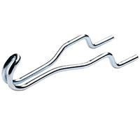 Bulk Hardware BH01891 Gancio Piccolo Doppio, Set di 20 Pezzi