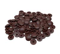 Bulk Hardware BH01899 Tappi Coprivite per Viti Pozidriv con Testa a Croce, 12 mm, Marrone, Set di 100